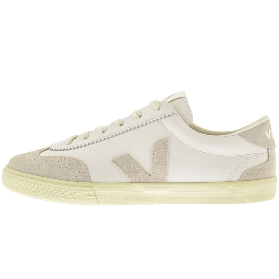 Veja Volley Leather Trainers White